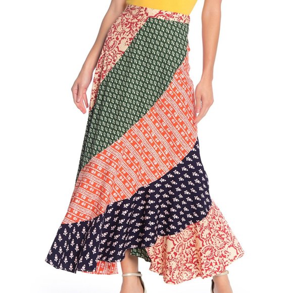 Free People Hidden Earth Maxi Skirt 2 & 4 - Picture 1 of 12